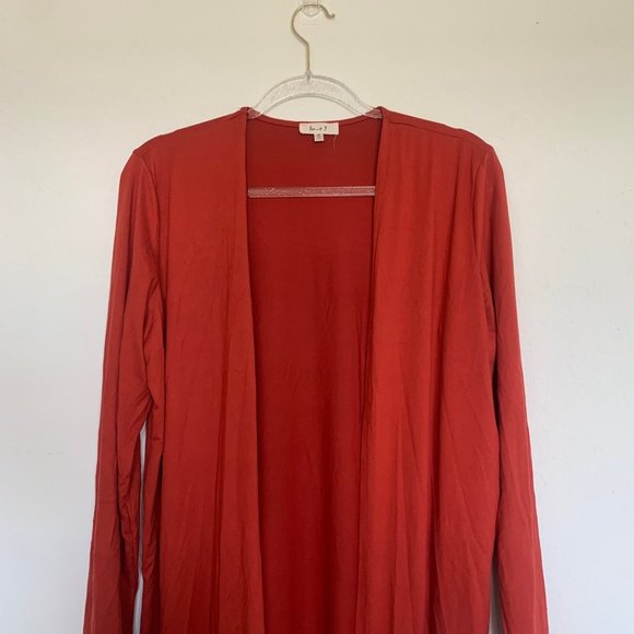 [LOVE J] Blood-Orange Women Cardagin,-Size Medium - Picture 2 of 4
